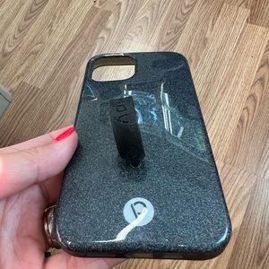 Loopy iPhone 12/12 pro case righty sparkle black